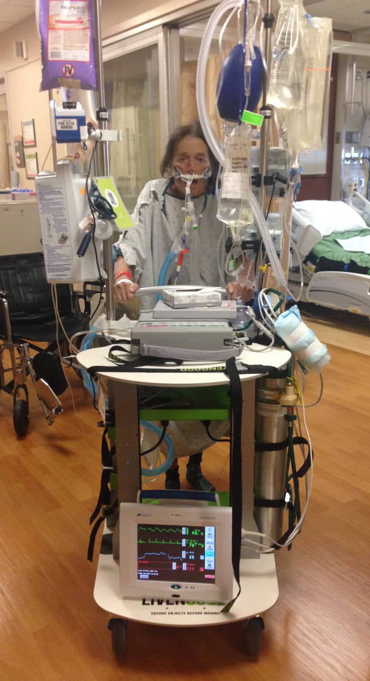 Livengood Patient Ambulation Cardiac Monitor Ventilator PCA Pump Analgesia